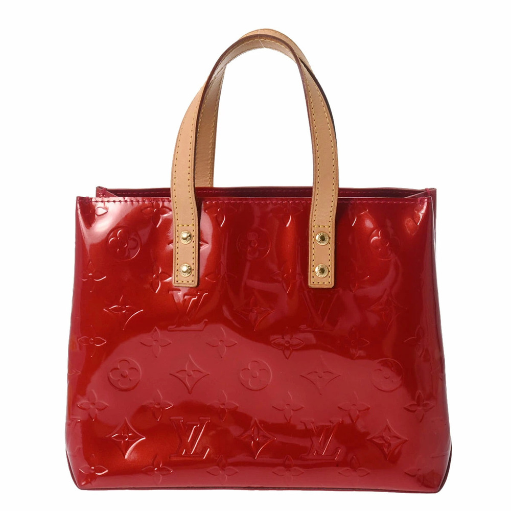 LOUIS VUITTON Vernis Lead Pomme dAmour Monogram Handbag